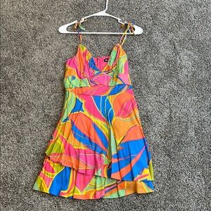 Colorful Sleeveless Dress